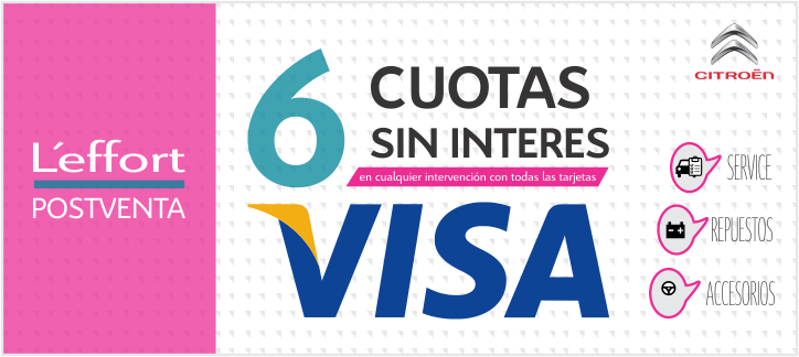 Nuevo acuerdo con VISA ARGENTINA  Postventa Citroen LEFFORT